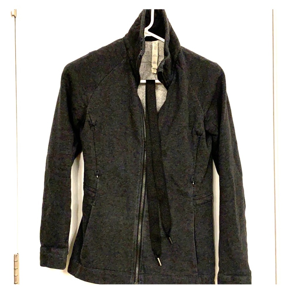 Lululemon gray zip up sweatshirt